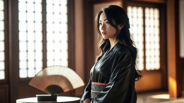 Le kimono en satin noir pour femme : le choix parfait entre chic et détente